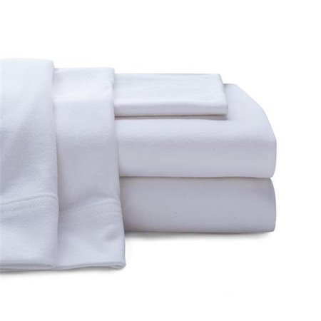 BALTIC LINEN Sobel Westex Super Soft 100-Percent Cotton Jersey Sheet Set   White - Queen 3690184500000